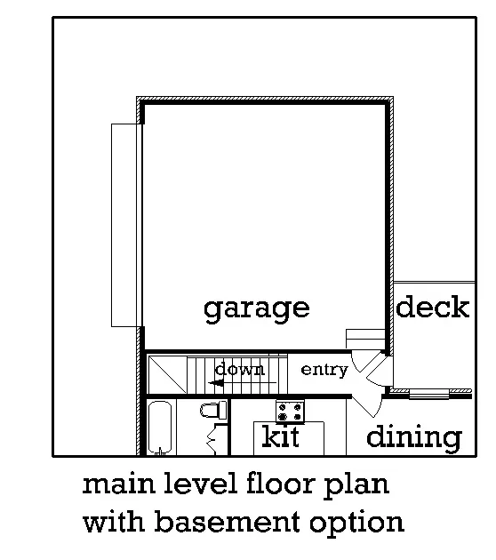 Optional Basement stair location